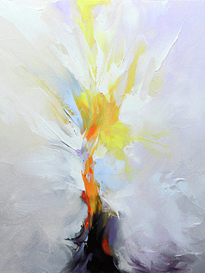 Abstracte vlam
