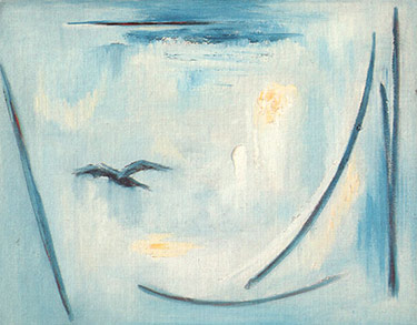 Abstract blauw